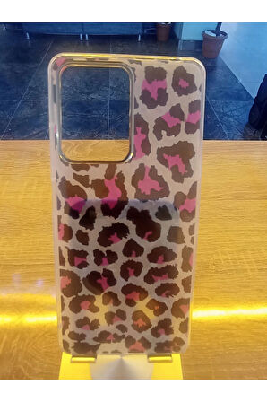 Xiaomi Redmi  Note 12 Pro 5G Leopar Desen Hologramlı Kılıf Darbe Korumalı Kapak