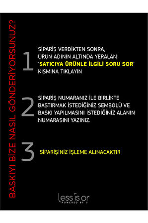 Kişiye Özel Bisiklet Yaka Siyah Basic Tshirt "Lotus Sembolünü Seç"