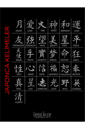 Kişiye Özel Bisiklet Yaka Siyah Basic Tshirt "Japon Sembolünü Seç"