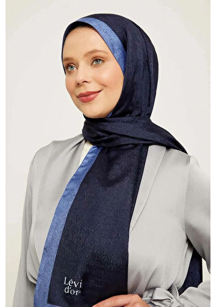 Halka Desen Jakar Monogram Şal