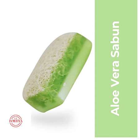 Doğal Kabak Lifli Aloe Vera Kabak Lifli Sabun 100-120 Gr