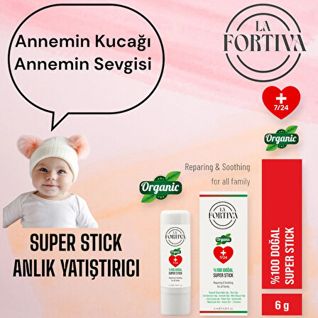 La Fortiva Super Stick Anlık Yatıştırıcı & Onarıcı %100 Doğal 6 G