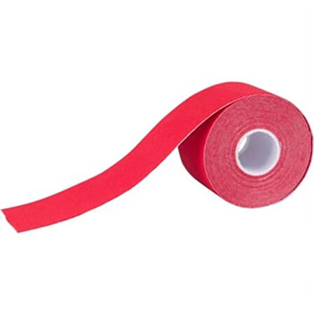 LİBOR KİNEZYO SPORCUBANDI KIRMIZI -KİNEZYO BANDI 5MX5CM 