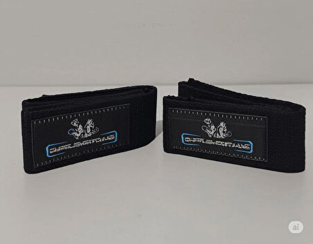 SUPPLEMENTHANE Lifting Straps Siyah Halter Bar Çekme Aparatı 2'li Paket