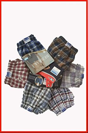 Erkek Poplin Palzen Boxer 3 Adet
