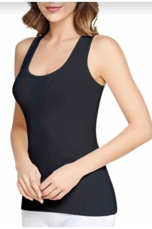 0174 Kadın Elestan Geniş Askılı 3 Lü Atlet