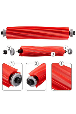 Roborock S7 Maxv + S7 Ultra Yedek Filtre Fırça Mop Seti