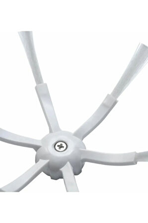 Roborock S5 Max S6 Maxv S6 Pure Q7 Max S7 Ultra S7 Max Uyumlu Yan Fırça 6 Kollu (2 Adet)
