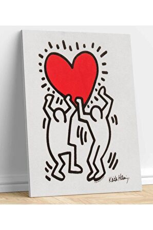 Keith Haring Love Kanvas Tablo