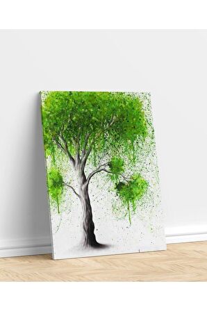 Yeşil Dönüm Ağacı Ashvin-harrison Sanat Eseri Kanvas Tablo