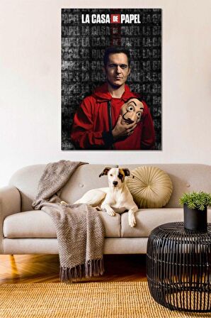 La Casa De Papel Berlin Oyuncuları Kanvas Tablo