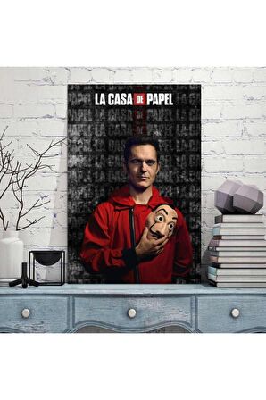 La Casa De Papel Berlin Oyuncuları Kanvas Tablo