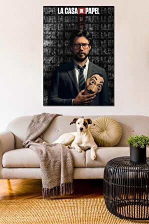 La Casa De Papel El Profesor Kanvas Tablo