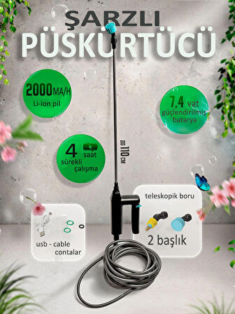 5 lt Şarjlı püskürtücü standart, sulama, ilaçlama pompası