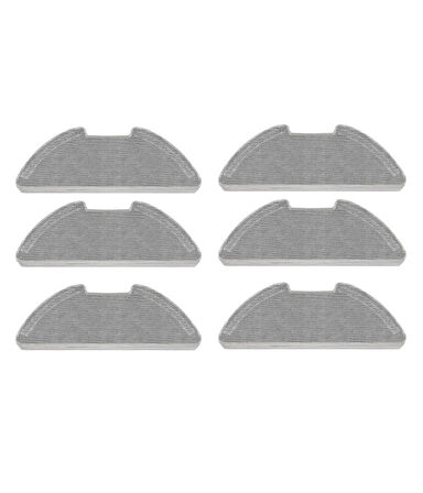 Xiaomi Mop 2 Lite (MJSTL) Uyumlu 6 Adet Tam Yüzey Mop Bez