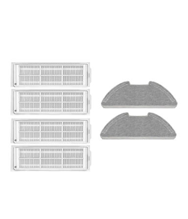 Xiaomi Mop 2 Lite (MJSTL) Uyumlu Yedek Filtre Mop Seti-6 Parça
