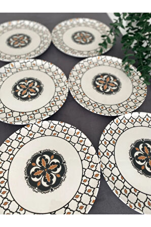 Liva Model 6'lı Pasta Tabağı