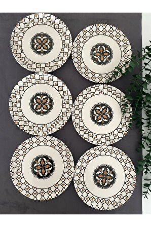 Liva Model 6'lı Pasta Tabağı