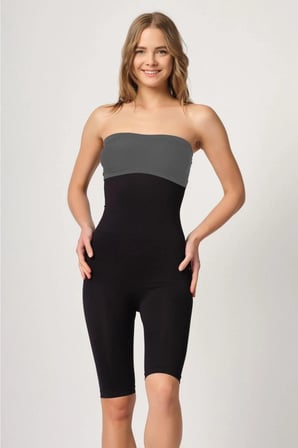 Siyah Mı Emay 2044 Yüksek Bel Double Uzun Paçalı Korse
