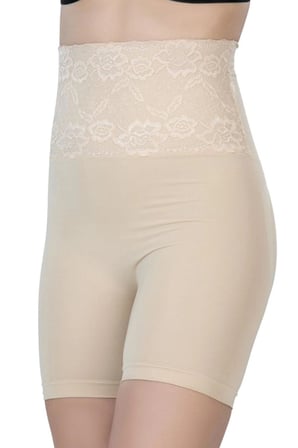 Arias Closet Ten Mı Emay 2091 Önü Dantelli Yüksek Bel Boxer Korse