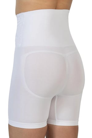 Beyaz Mı Emay 2091 Önü Dantelli Yüksek Bel Boxer Korse
