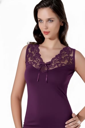 Şahinler Dantelli V Yaka Atlet B398