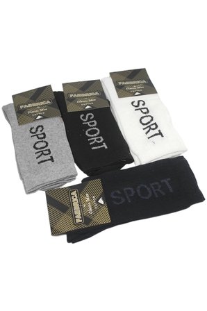 Fabbrica Sport Pamuklu Likralı Erkek  Çorap Adet