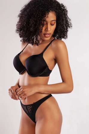Garland Heavy Push Up Bra, Siyah Konforlu Ve Şık Sütyen