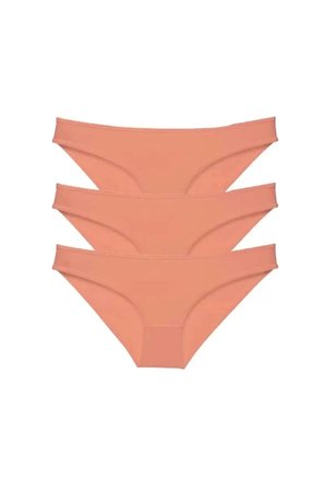 3 Adet Süper Eko Set Likralı Kadın Slip Külot Pudra