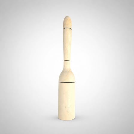 Ekonomi Dünyası Yöresel Doğal Ahşap Aşur Buğday Döğme Keşkek Tokmağı 