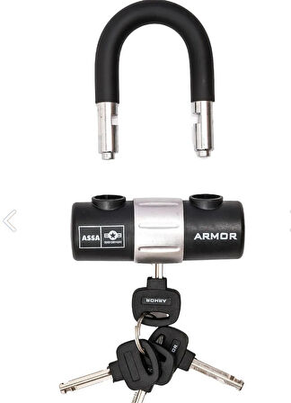 Armor LOKİ10 mm Kalınlık 1.50 Metre Motorsiklet Scooter Zincir Kilit U Bar Loki10