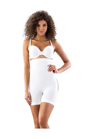 Toparlayıcı Kaldırıcı Silikonlu Kaymaz Arkası Açık Korse