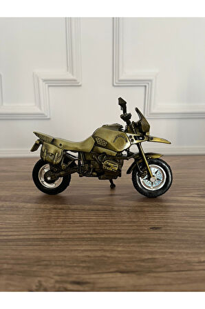 Dekoratif Metal Motosiklet - 16,5 x 11,5 cm