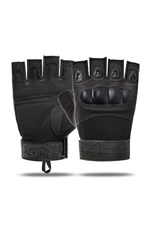 511 Model Taktik Combat Motosiklet Operasyon Outdoor Sport Korumalı Yarım Parmaksız Eldiven