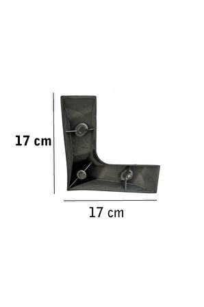 Kanepe Koltuk Tv Ünitesi Konsol Yükseltme Loft Model Plastik Ayak 11 Cm Siyah Renk 4 Adet