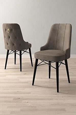 Loft Siyah Mermer 80x132 Açılabilir Mdf Masa Yemek Odası Takımı, Mutfak Takımı 6 Sandalye