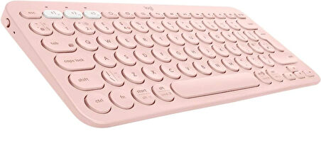 Logitech K380 Kablosuz Multi-Device Klavye Pembe
