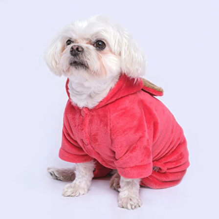 Gedyco Lola love Yumuşacık Peluş Küçük Irk Köpek Tulumu