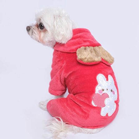 Gedyco Lola love Yumuşacık Peluş Küçük Irk Köpek Tulumu