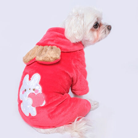 Gedyco Lola love Yumuşacık Peluş Küçük Irk Köpek Tulumu