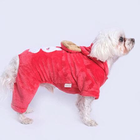 Gedyco Lola love Yumuşacık Peluş Küçük Irk Köpek Tulumu