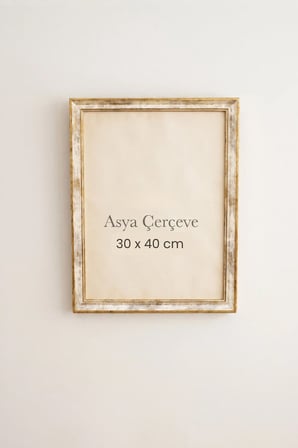 30 x 40 cm Londra Model Antik Desenli Camlı Oda Mutfak Salon Koridor Poster ve Resim Çerçevesi