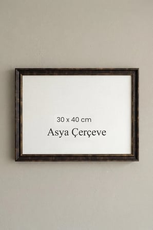 30 x 40 cm Londra Model Antik Desenli Camlı Oda Mutfak Salon Koridor Poster ve Resim Çerçevesi
