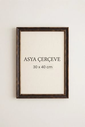 30 x 40 cm Londra Model Antik Desenli Camlı Oda Mutfak Salon Koridor Poster ve Resim Çerçevesi