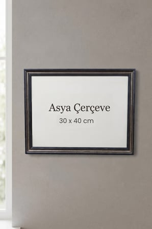 30 x 40 cm Londra Model Antik Desenli Camlı Oda Mutfak Salon Koridor Poster ve Resim Çerçevesi