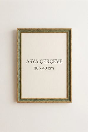 30 x 40 cm Londra Model Antik Desenli Camlı Oda Mutfak Salon Koridor Poster ve Resim Çerçevesi