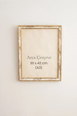 30 x 42 cm ( A3 Ebat ) Londra Model Antik Desenli Camlı Oda Mutfak Salon Koridor Poster ve Resim Çerçevesi