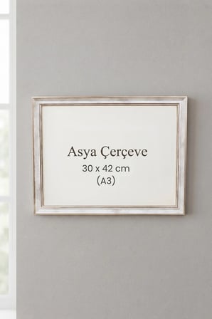 30 x 42 cm ( A3 Ebat ) Londra Model Antik Desenli Camlı Oda Mutfak Salon Koridor Poster ve Resim Çerçevesi