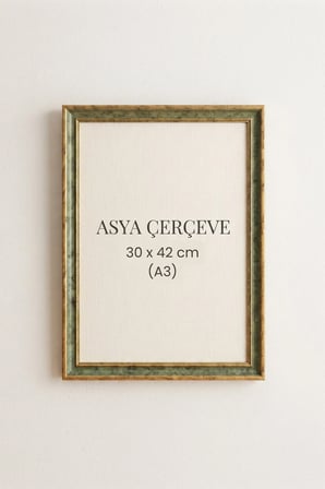 30 x 42 cm ( A3 Ebat ) Londra Model Antik Desenli Camlı Oda Mutfak Salon Koridor Poster ve Resim Çerçevesi
