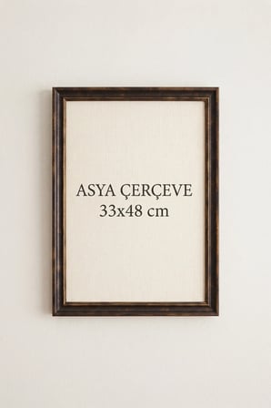 33 x 48 cm Londra Model Antik Desenli Camlı Oda Mutfak Salon Koridor Avukat Ruhsatnamesi Poster ve Resim Çerçevesi